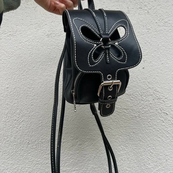 Dolls Kill | Bags | Dollskill Black Butterfly Cutout Mini  display picture 1